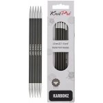 KnitPro Karbonz ponožkové jehlice 15cm 4,5mm – Zboží Dáma