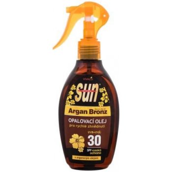 SunVital opalovací olej s arganovým olejem SPF30 200 ml