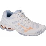 Mizuno WAVE VOLTAGE White / Peach Parfait / Halogen Blue – Zboží Dáma