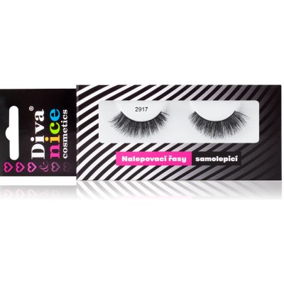 Diva & Nice Cosmetics Nalepovací řasy samolepící 2917 – Zboží Dáma