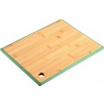 KESPER Prkénko na krájení se zeleným okrajem, 35 x 26 x 1,5 cm, bambus KESPER 58281 – Zboží Mobilmania
