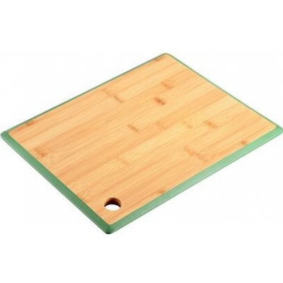 KESPER Prkénko na krájení se zeleným okrajem, 35 x 26 x 1,5 cm, bambus KESPER 58281 – Zboží Mobilmania