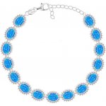 Brilio Silver náramek BRC127WB – Zboží Dáma