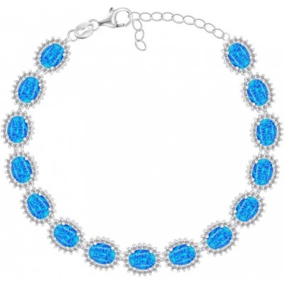 Brilio Silver náramek BRC127WB – Zboží Dáma