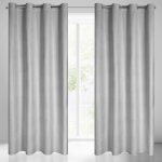 Takoy Sametový závěs DARCY se stříbřitým potiskem pepitky-HF-384600 | 140 x 250 cm – Hledejceny.cz