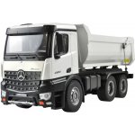 IQ models Mercedes-Benz Arocs profesionální celokovový proporcionální sklápěč nosnost 3,5 kg bílá RTR 1:14 – Zboží Mobilmania