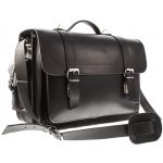 Vooc Velká pracovní taška z pravé kůže ručně šitá černá – Zboží Mobilmania