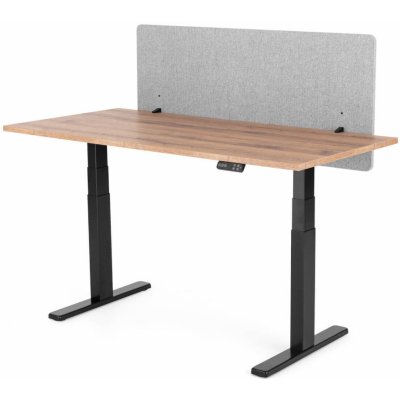 Liftor Silent akustický paraván na stůl 135 x 60 cm světle šedý – Zboží Dáma