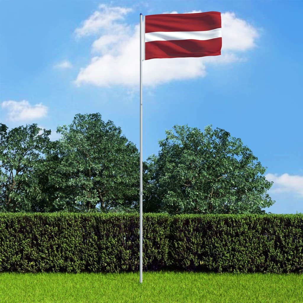 zahrada-XL Lotyšská vlajka a stožár hliník 6 m od 2 829 Kč - Heureka.cz