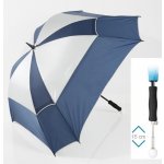 JuCad Telescopic Automatic Umbrella with pin modrá/stříbrná – Zboží Mobilmania