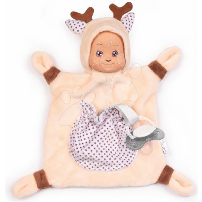 Smoby srneček na mazlení Animal Doll MiniKiss 20 cm z jemného měkkého textilu