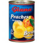 Giana Broskve ve sladkém nálevu 410 g – Zboží Dáma