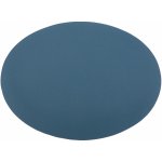 Tiseco Prostírání imitace kůže ovál modrá 33x45cm – Sleviste.cz
