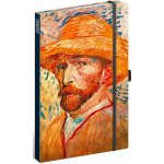 Baagl Notes Vincent van Gogh linkovaný 13 × 21 cm – Zboží Dáma