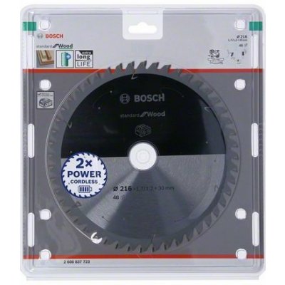 Bosch Pilový kotouč Standard for Wood 216×1,7/1,2×30 T48 2608837723