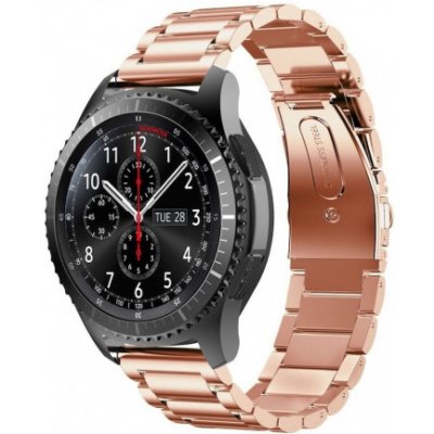 BStrap Stainless Steel řemínek na Samsung Galaxy Watch 3 45mm, rose gold SSG007C0301