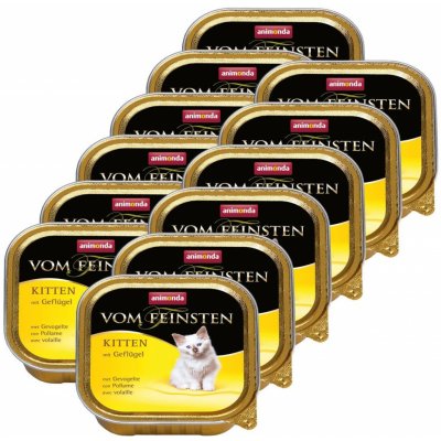 Vom Feinsten Kitten drůbež 12 x 100 g – Hledejceny.cz