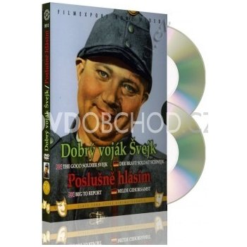 Dobrý voják Švejk/Poslušně hlásím - - digipack v šubru DVD