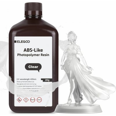 ELEGOO ABS-like Resin 2KG Translucent 50.103.0174 – Zboží Živě