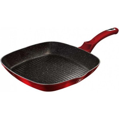 BerlingerHaus grilovací s mramorovým povrchem Metallic Line červená 28 cm – Hledejceny.cz