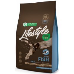 Nature's Protection Cat Dry LifeStyle GF Sterilised W,Fish 1,5 kg