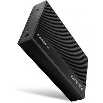 AXAGON EE35-GTR, USB-C 5Gbps - SATA 6G 3.5'' RIBBED box, černý EE35-GTR