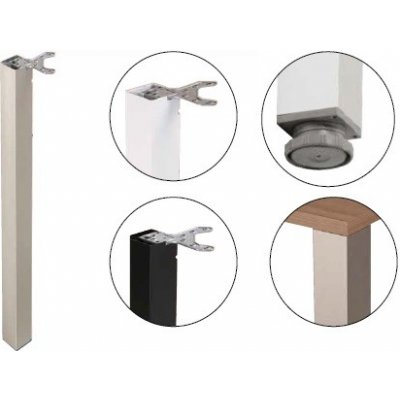 StrongLegs TA001 710R/80x80mm černá matná – Zboží Mobilmania