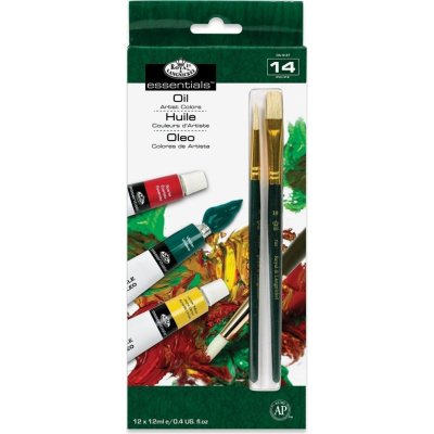 Royal & Langnickel OIL12 sada olejových barev 12 x 12 ml 14 ks – Hledejceny.cz