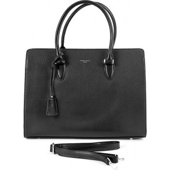 David Jones Paris velká elegantní kabelka do ruky CH21083 černá na formát A4