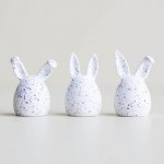 Velikonoční králíčci Triplets White Dot - set 3ks DBKD – Zboží Dáma