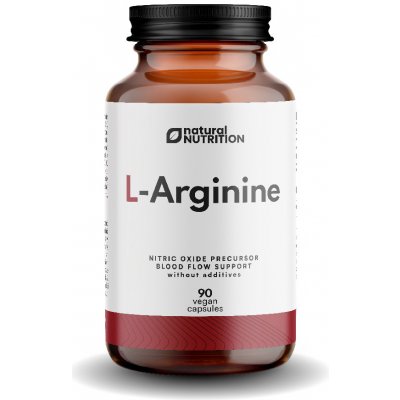 Natural Nutrition L-Arginin 90 kapslí
