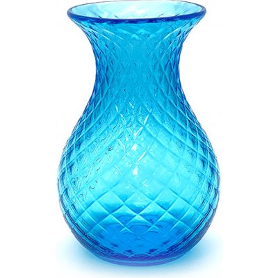 Váza 25cm - Káro - akvamarín – Hledejceny.cz