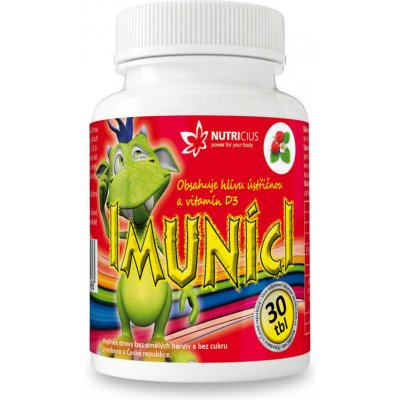 Nutricius Imuníci Hlíva ústřičná s vitaminem D pro děti 30 tablet – Hledejceny.cz