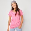 Dámská Trička Blancheporte tričko s kulatým výstřihem a krátkými rukávy růžová