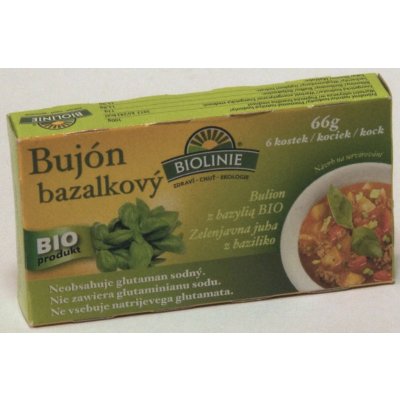 Pro Bio Biolinie Bio Bujón bazalkový kostky 6x0,5l 66 g – Zbozi.Blesk.cz