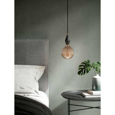 Nordlux Dekorativní kulatá žárovka Avra 2 W, 2200 K zlatá, 130 lm, 135 mm, 180 mm – Zboží Živě