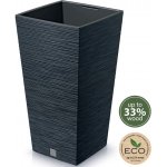 Prosperplast Květináč FURU SQUARE 24 cm antracit – Zbozi.Blesk.cz