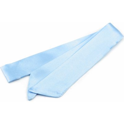 Prima-obchod Šátek úzký do vlasů, na krk, na kabelku jednobarevný, s květy, barva 7 modrá světlá