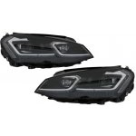 KITT LED Headlights Bi-Xenon Look suitable for VW Golf 7 VII (2012-2017) Facelift G7.5 R Line Design with Sequential Dynamic Turning Lights | Zboží Auto