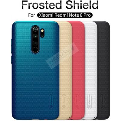 Pouzdro Nillkin Super Frosted Xiaomi Redmi Note 8 Pro Peacock modré – Zboží Mobilmania