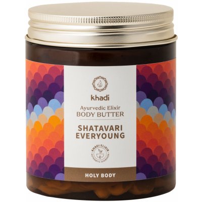 Khadi elixírové tělové máslo Shatavari Everyoung - věčné mládí, 250 ml – Zboží Dáma