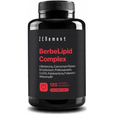 Zenement BerbeLipid Complex s Berberinem, červenou kvasnicovou rýží a policosanolem 120 kapslí – Hledejceny.cz