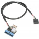 AKASA Interní MB adaptér USB 3.1 interní konektor na USB 3.1 Gen1 19-pin kabel – Hledejceny.cz