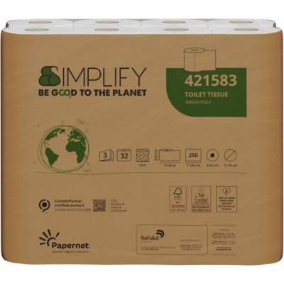 Papernet Simplify 3-vrstvý 32 ks – Zboží Mobilmania