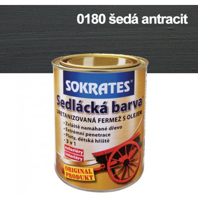 Sokrates sedlácká barva 0,7 kg šedá antracit – Sleviste.cz
