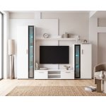 Intermeble Aldo bílá Bent LED – Sleviste.cz