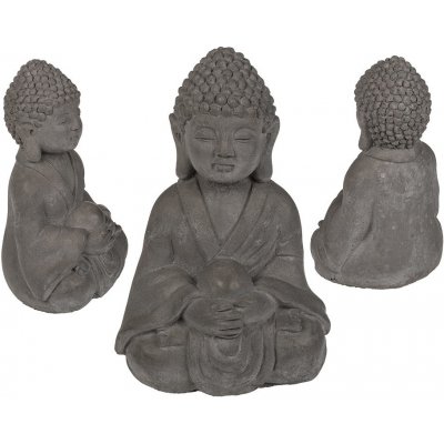 Popron.cz Dekorativní figurka, Buddha, cca 9,5 x 14 cm, – Zboží Mobilmania