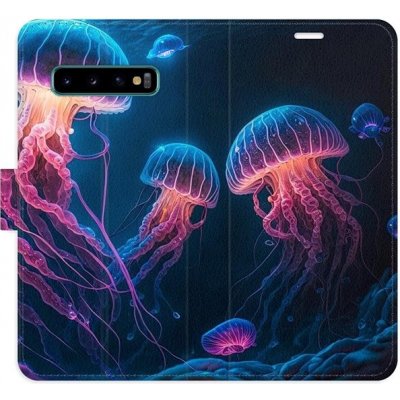 Pouzdro iSaprio flip Jellyfish Samsung Galaxy S10 – Zboží Mobilmania