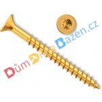 Hašpl Univerzální vrut zápustná hlava ø 6 TX30 ZŽ Rozměr: 6x80, Množství: 150 ks – Zboží Mobilmania