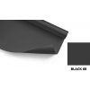 Foto pozadí 1,35x11m BLACK FOMEI, černá papírová role, fotografické pozadí (ZC1168)